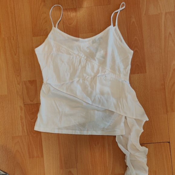 Unique White Tank Top - Picture 3 of 7